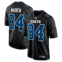 Indianapolis Colts Tyler Warren Nike Carbon Black Fashion Game Jersey
