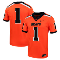 Nike #1 Orange Oregon State Beavers Untouchable Football Jersey