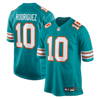 Miami Dolphins Jacob Rodriguez Nike Aqua Alternate Game Jersey