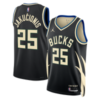 Milwaukee Bucks Jordan Brand Statement Edition Swingman Jersey - Hunter Green - Kasparas Jaku?ionis
