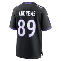 Baltimore Ravens Mark Andrews Nike Black Alternate Game Jersey