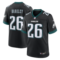 Philadelphia Eagles Saquon Barkley Nike Black Alternate Game Jersey