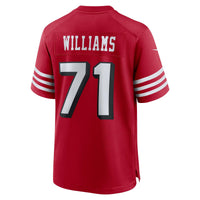 San Francisco 49ers Trent Williams Nike Scarlet Alternate Game Jersey
