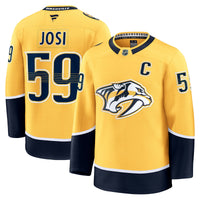 Nashville Predators Roman Josi Fanatics Yellow Home Premium Jersey
