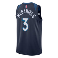 Minnesota Timberwolves Nike Icon Edition Swingman Jersey - Navy - Jaden McDaniels