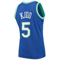 Mitchell & Ness Jason Kidd Blue Dallas Mavericks 1994-95 Hardwood Classics Swingman Player Jersey