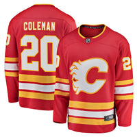 Calgary Flames Blake Coleman Fanatics Red Home Breakaway Player Jersey