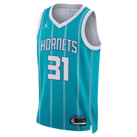 Charlotte Hornets Jordan Brand Icon Edition Swingman Jersey - Teal - Tidjane Salaün