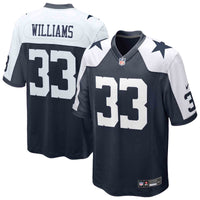 Dallas Cowboys Javonte Williams Nike Navy Alternate Game Jersey