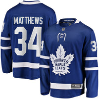 Toronto Maple Leafs Auston Matthews Fanatics Blue Home Breakaway Jersey