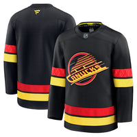 Vancouver Canucks Fanatics Black Alternate Premium Jersey
