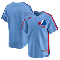 Montreal Expos Nike Light Blue Cooperstown Collection Limited Jersey