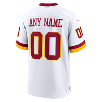 Washington Commanders Nike White Game Super Bowl Era Custom Jersey