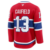 Montreal Canadiens Cole Caufield Fanatics Red Home Premium Jersey