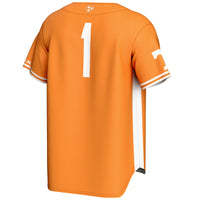 GameDay Greats #1 Tennessee Orange Tennessee Volunteers Lightweight Baseball Jersey
