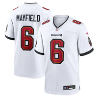 Tampa Bay Buccaneers Baker Mayfield Nike White Away Game Jersey