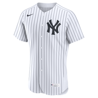 New York Yankees Nike White Home Authentic Custom Jersey