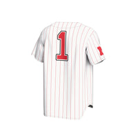 GameDay Greats #1 White Nebraska Huskers Lightweight Baseball Jersey