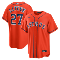 Houston Astros Jose Altuve Nike Orange Alternate Replica Jersey