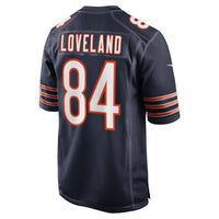 Chicago Bears Colston Loveland Nike Navy Team Game Jersey