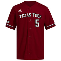 adidas Patrick Mahomes Red Texas Tech Red Raiders Replica Baseball Jersey