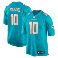 Miami Dolphins Jacob Rodriguez Nike Aqua Game Jersey