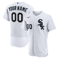 Chicago White Sox Nike White Home Authentic Custom Jersey