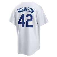 Brooklyn Dodgers Jackie Robinson Nike White Cooperstown Collection Jackie Robinson Day Jersey