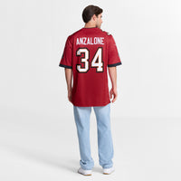 Tampa Bay Buccaneers Alex Anzalone Nike Red Team Game Jersey