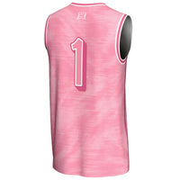 GameDay Greats #1 Pink Hawaii Rainbow Warriors Lightweight Basketball Fashion Jersey