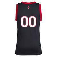 adidas #1 Black Rutgers Scarlet Knights Replica Swingman Jersey