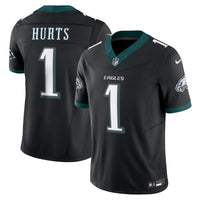 Philadelphia Eagles Jalen Hurts Nike Black Alternate Vapor F.U.S.E. Limited Jersey