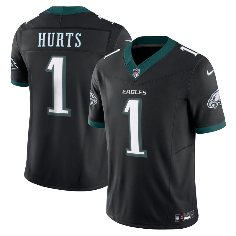 Philadelphia Eagles Jalen Hurts Nike Black Alternate Vapor F.U.S.E. Limited Jersey