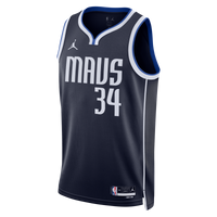 Dallas Mavericks Jordan Brand Statement Edition Swingman Jersey - Navy - Santi Aldama