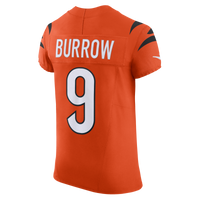 Cincinnati Bengals Joe Burrow Nike Orange Team Vapor F.U.S.E. Elite Jersey
