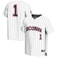 GameDay Greats #1 White UConn Huskies Lightweight Baseball Jersey