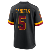 Hail Raiser Washington Commanders Jayden Daniels Nike Black Alternate Game Jersey