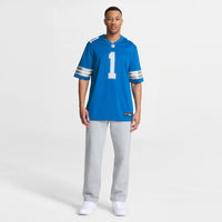 Detroit Lions Jameson Williams Nike Blue Game Player Jersey