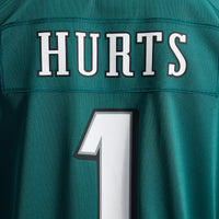 Philadelphia Eagles Jalen Hurts Nike Midnight Green Team Game Jersey