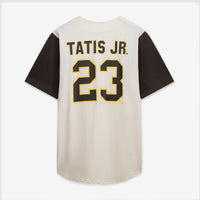 San Diego Padres Profile Cream/Brown Big & Tall Two-Color Fashion Jersey