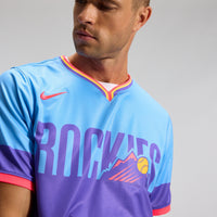 Colorado Rockies Nike Purple/Light Blue 2025 City Connect Limited Jersey