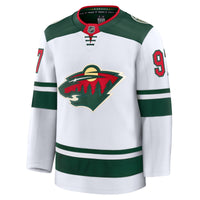 Minnesota Wild Kirill Kaprizov Fanatics White Away Premium Jersey