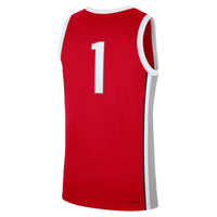 Nike #1 Scarlet Ohio State Buckeyes Road Replica Jersey