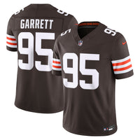 Cleveland Browns Myles Garrett Nike Brown Team Vapor F.U.S.E. Stitched Limited Jersey