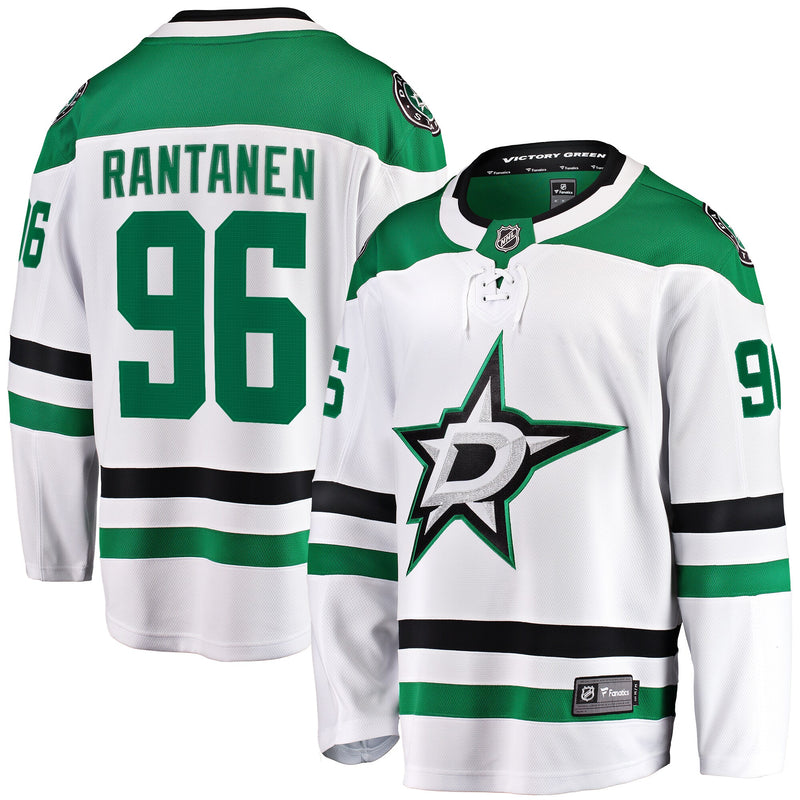 Dallas Stars Mikko Rantanen Fanatics White Away Breakaway Jersey