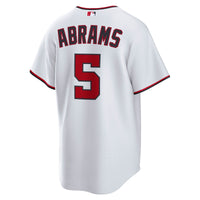 Washington Nationals CJ Abrams Nike White Home Replica Jersey