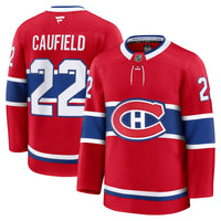 Montreal Canadiens Cole Caufield Fanatics Red Home Premium Jersey