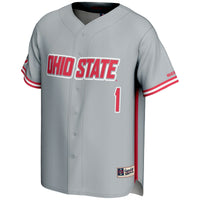 GameDay Greats #1 Gray Ohio State Buckeyes Lightweight Baseball Jersey