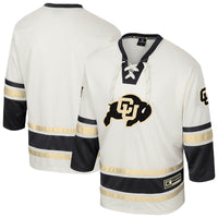 Colosseum Cream Colorado Buffaloes Puck Proud Fashion Hockey Jersey