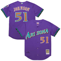 Arizona Diamondbacks Randy Johnson Mitchell & Ness Purple 2000 Throwback Authentic Jersey